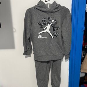 Jordan Charcoal Hoodie and Joggers Set